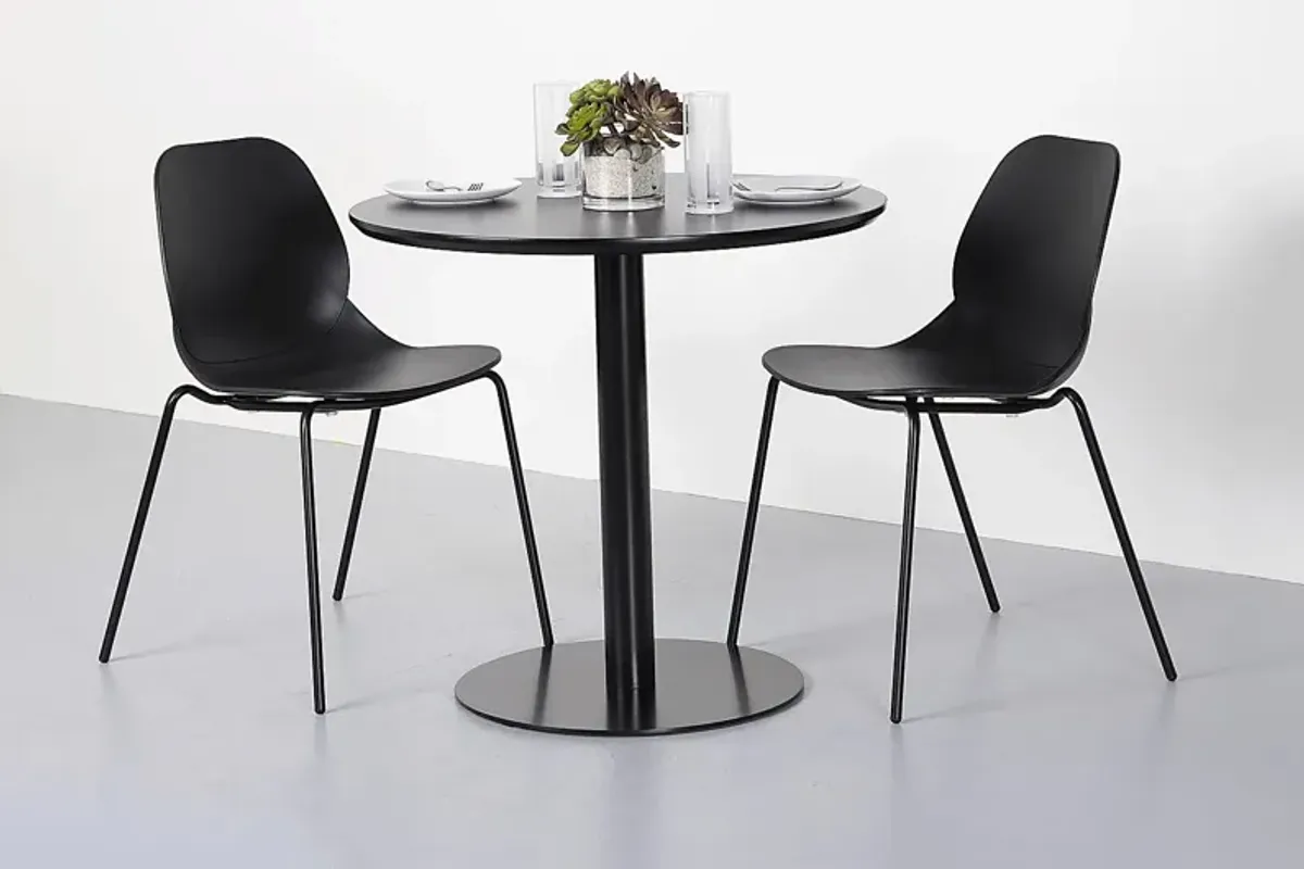 Dinauer Black Bistro Table