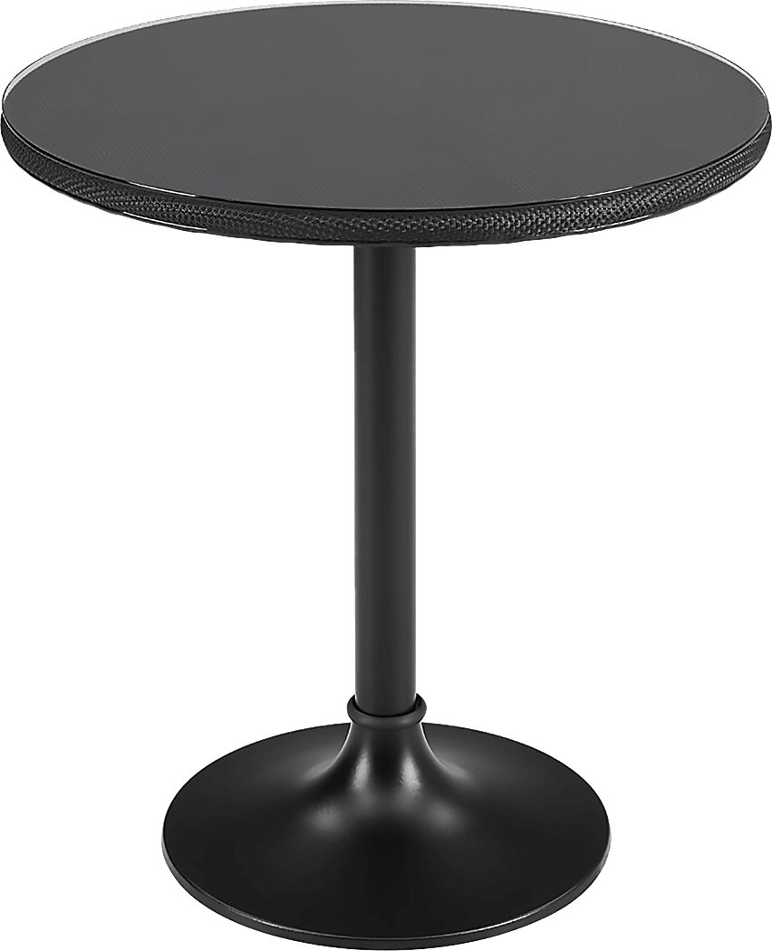 Gately Black Bistro Table