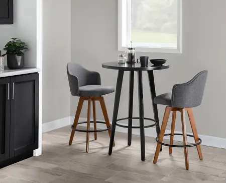 Stenele Black Counter Height Table
