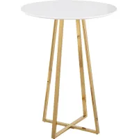 Mallvern White Counter Height Table