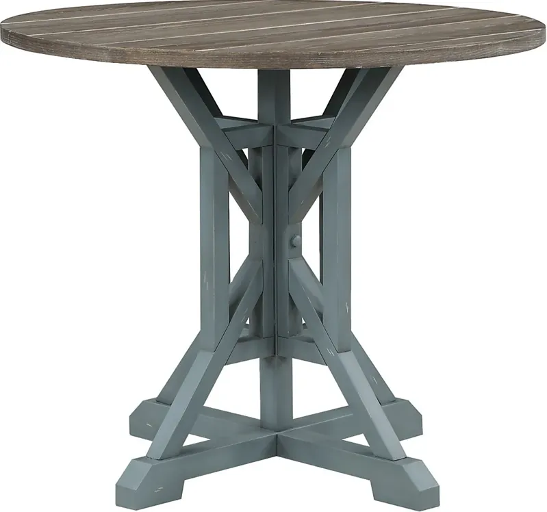 Airymeadows Blue Counter Height Dining Table