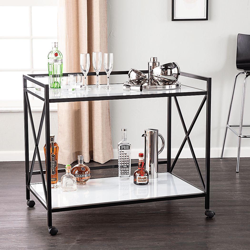 Hemphill Black Bar Cart