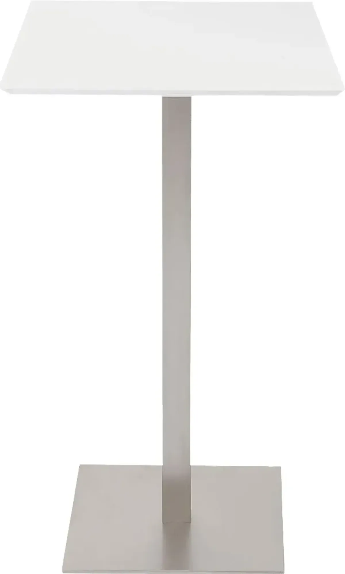 Pembina White Bar Table