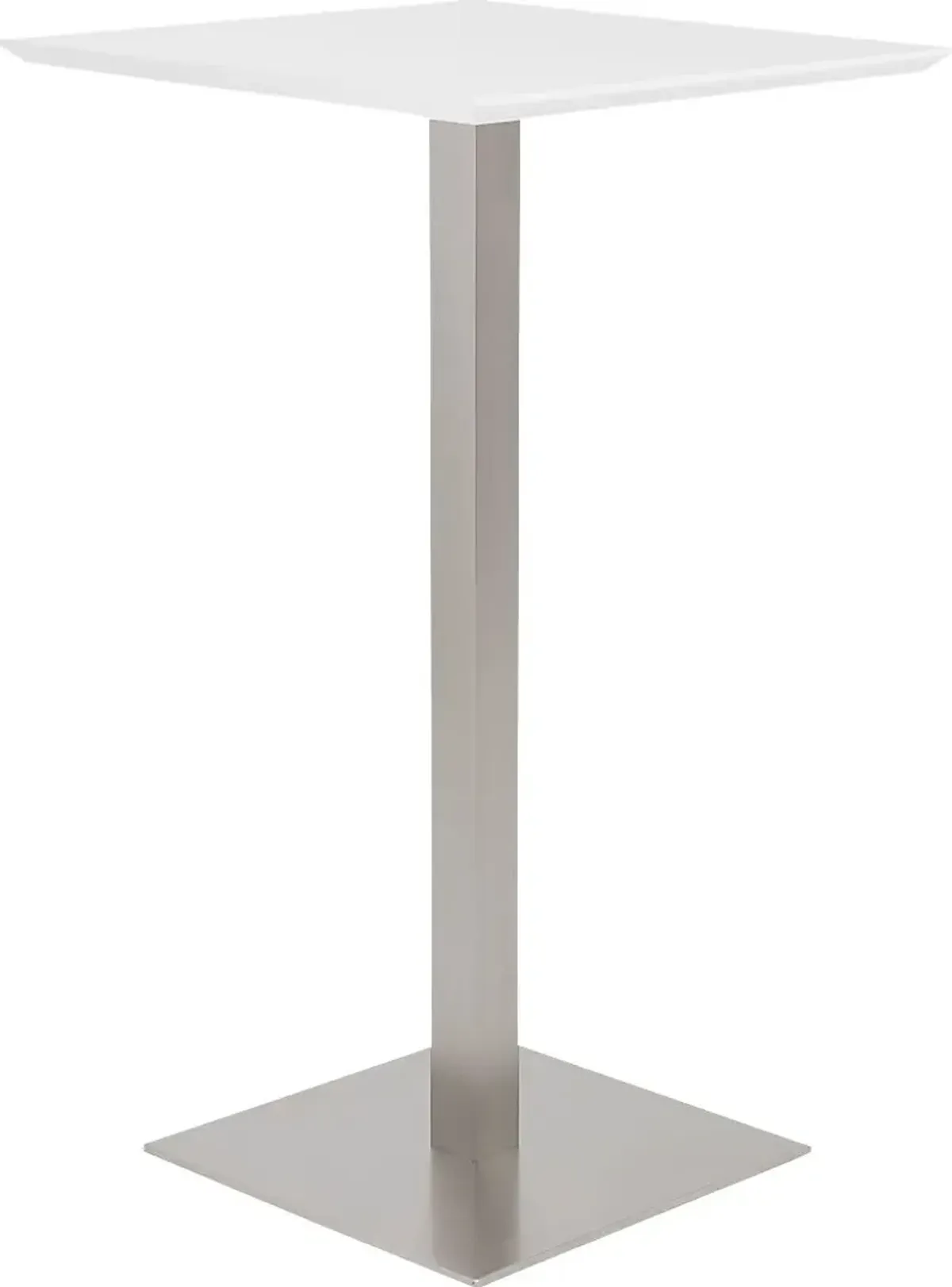 Pembina White Bar Table