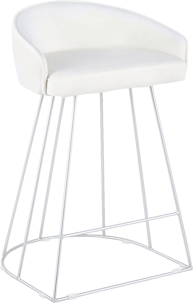 Abberdale II White Counter Height Stool Set of 2