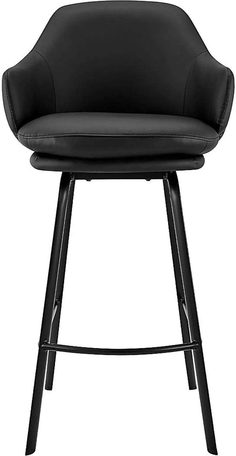 Allyan Black Counter Height Stool