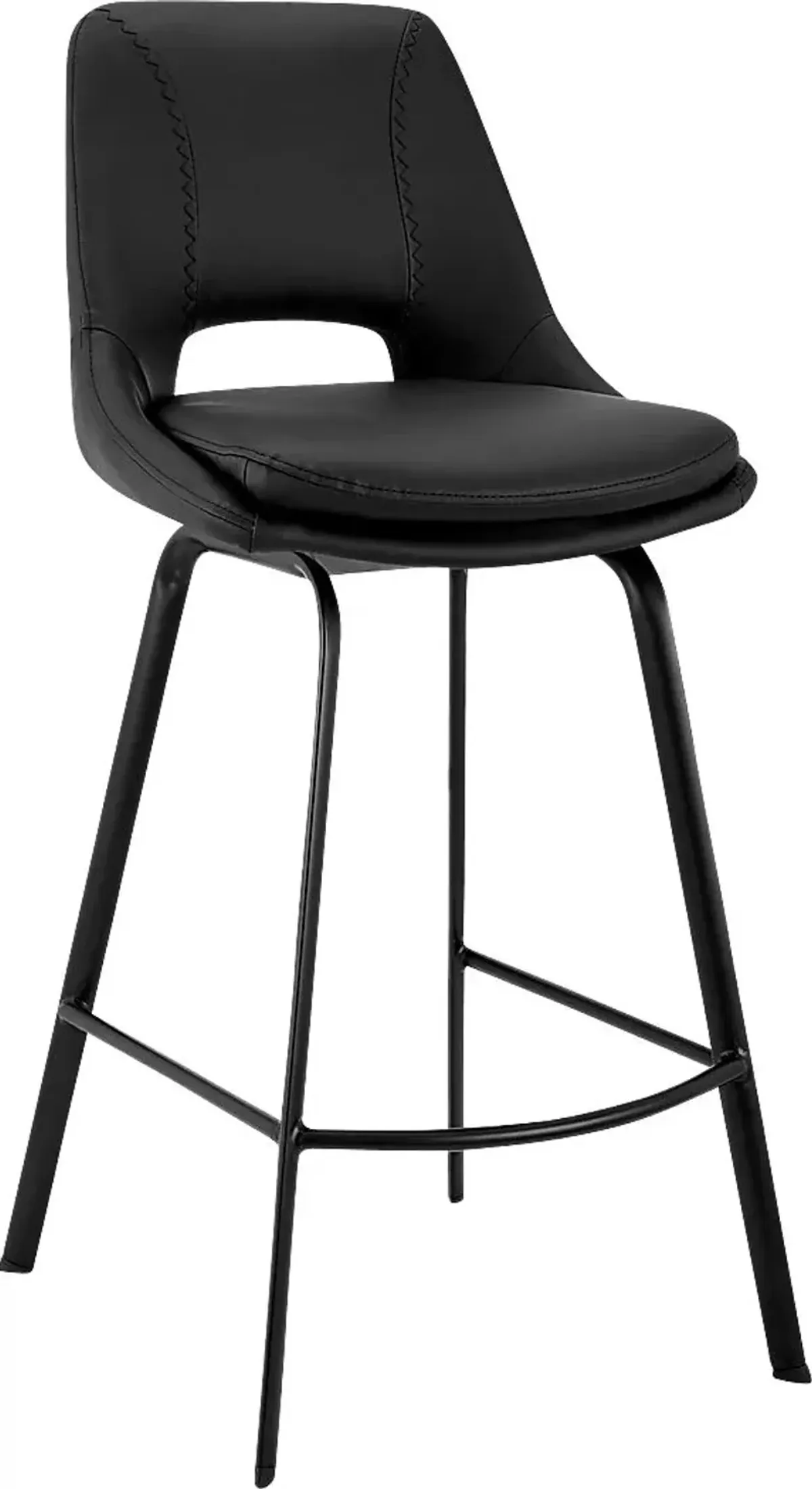 Cooperaine Black Counter Height Stool