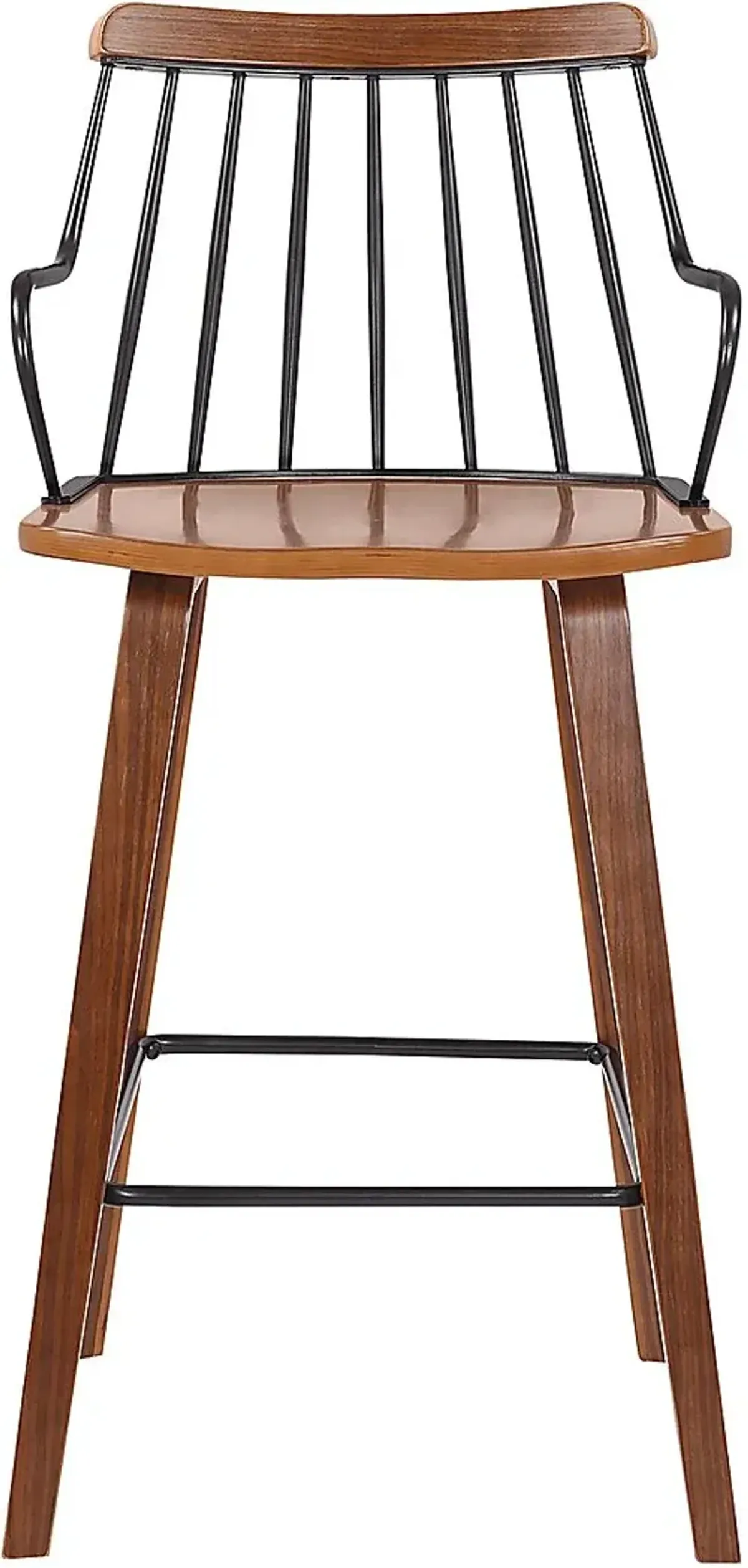 Gileslane Walnut Counter Height Stool