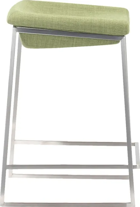 Xantho Green Counter Height Stool, Set of 2