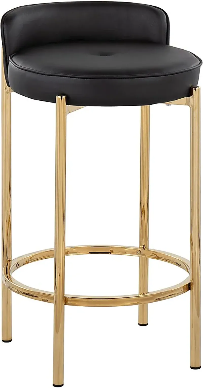 Bannon I Black Counter Stool Set of 2