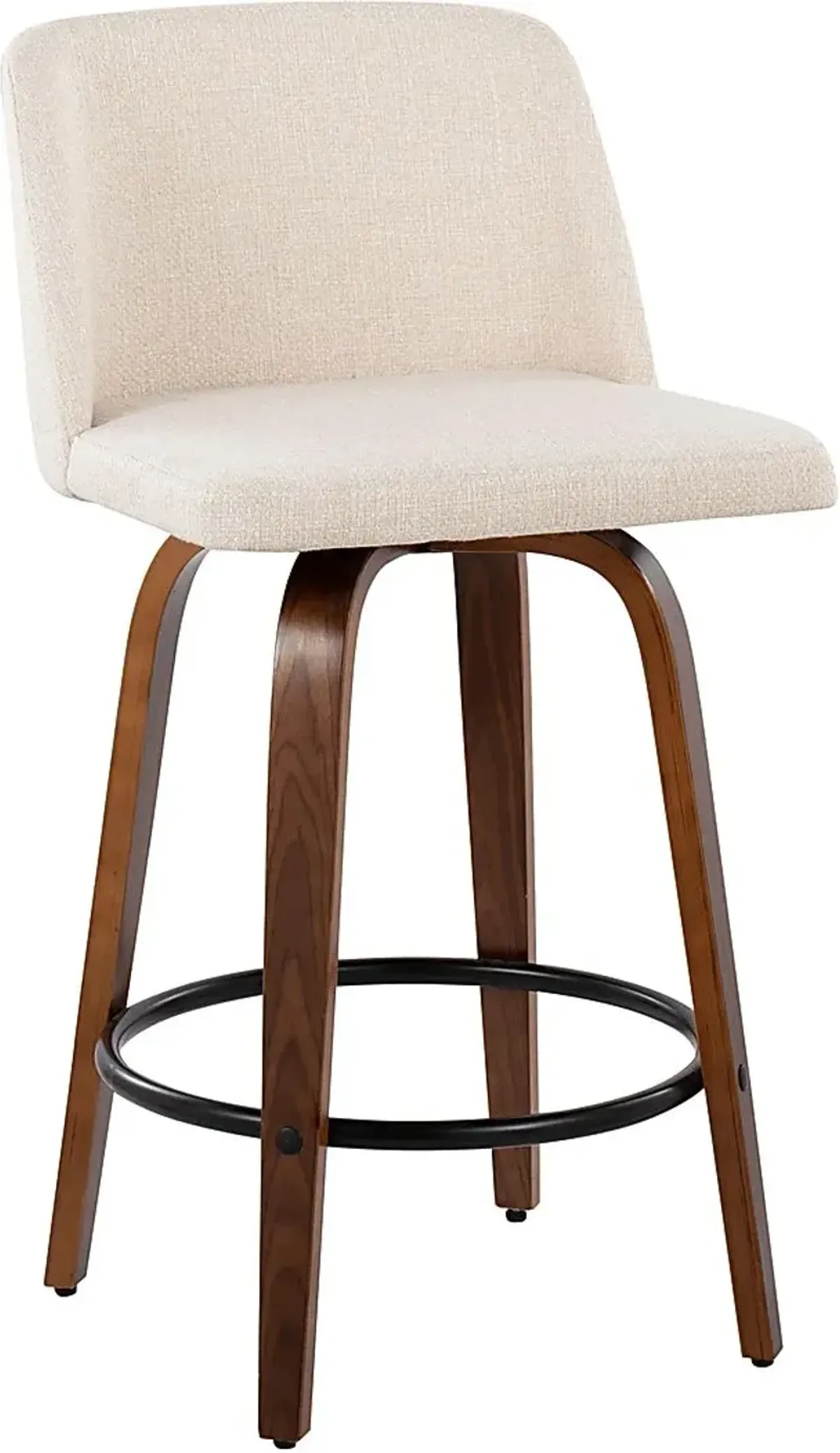 Clyo I Cream Counter Stool Set of 2