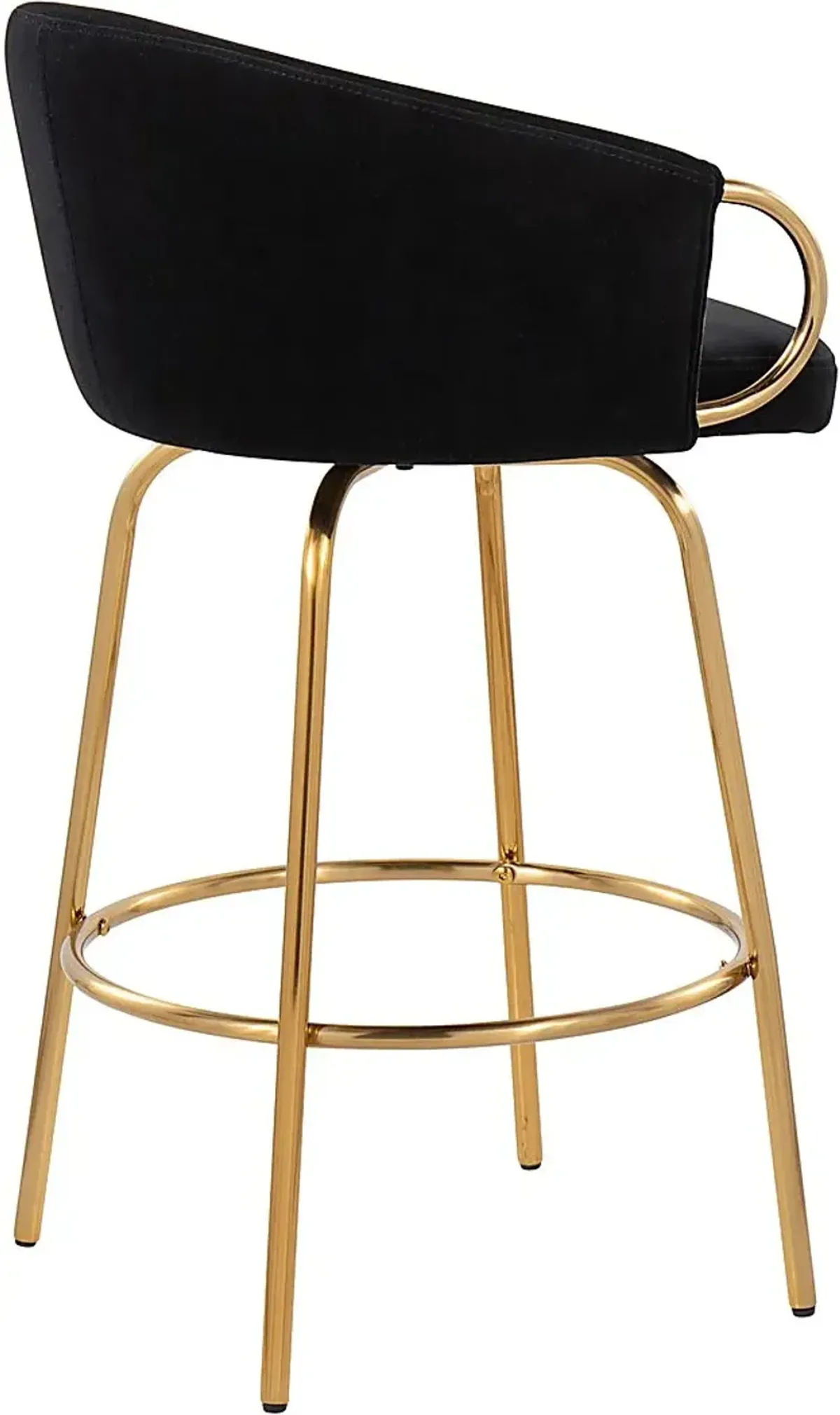 Amarante Black Counter Stool Set of 2