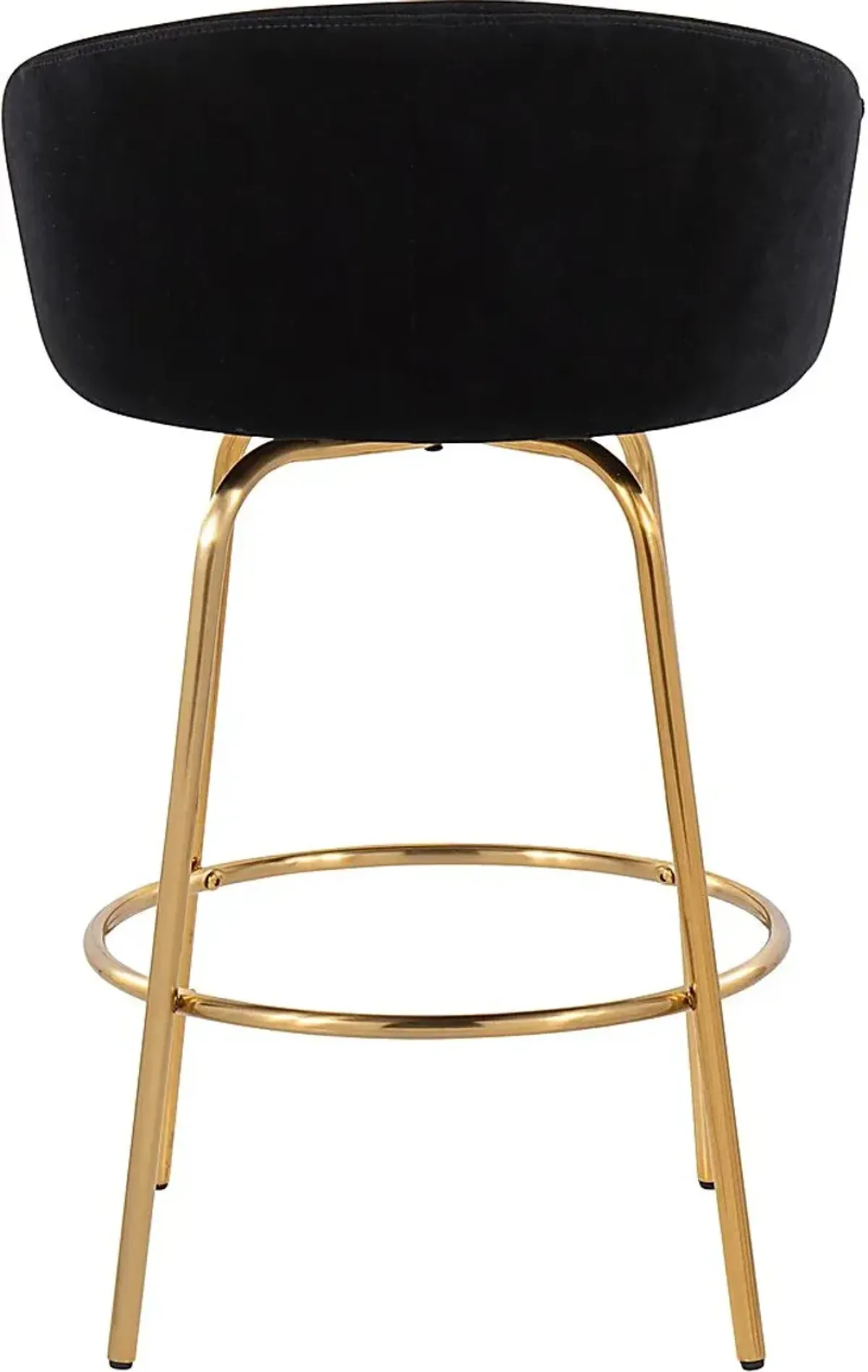 Amarante Black Counter Stool Set of 2