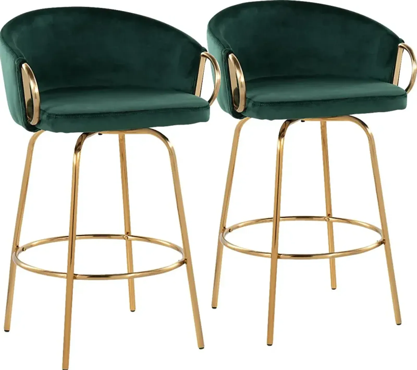 Amarante Green Counter Stool Set of 2