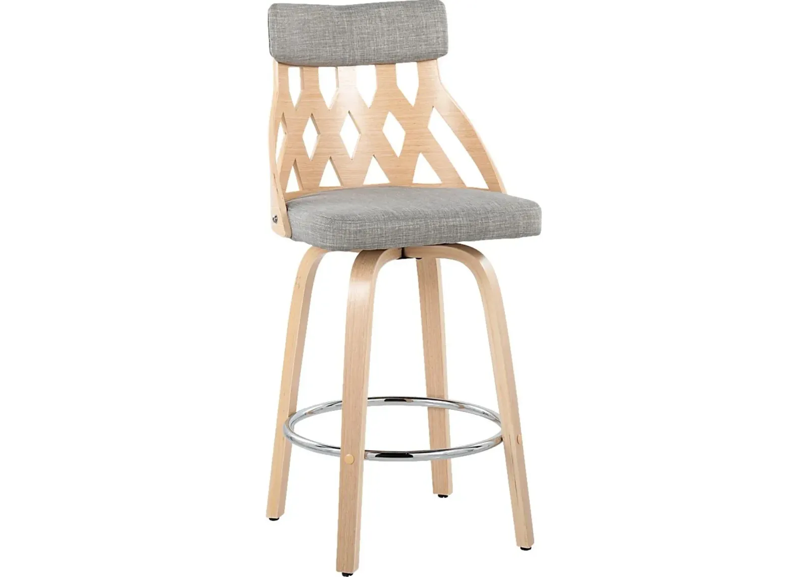 Bamberg Light Gray Counter Stool