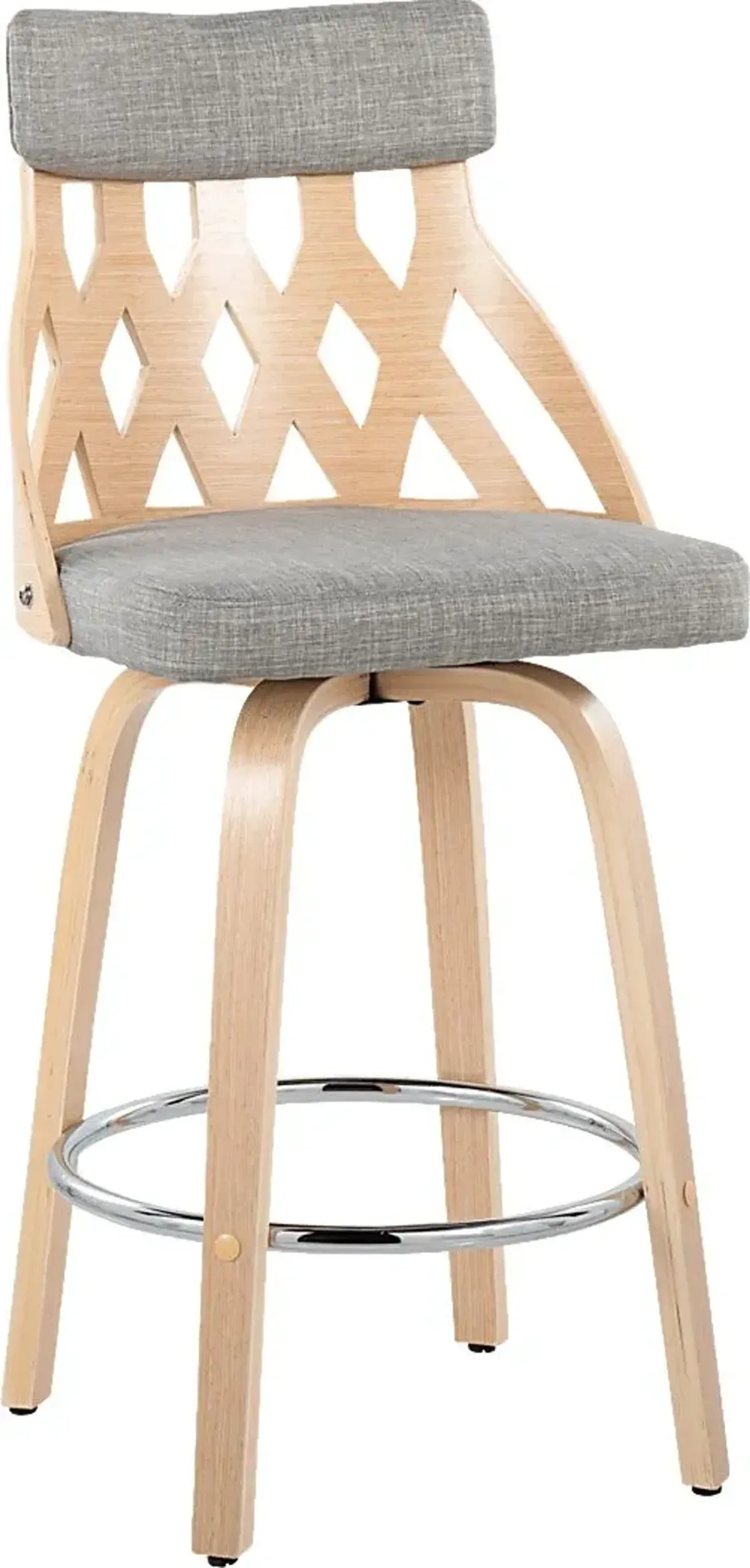 Bamberg Light Gray Counter Stool