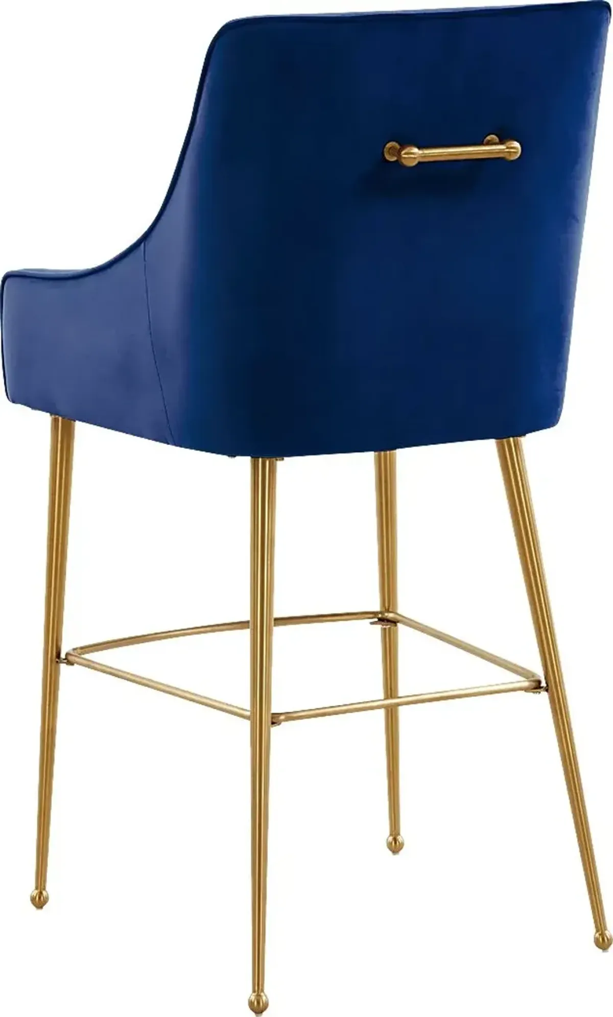 Bilburston Navy Counter Stool