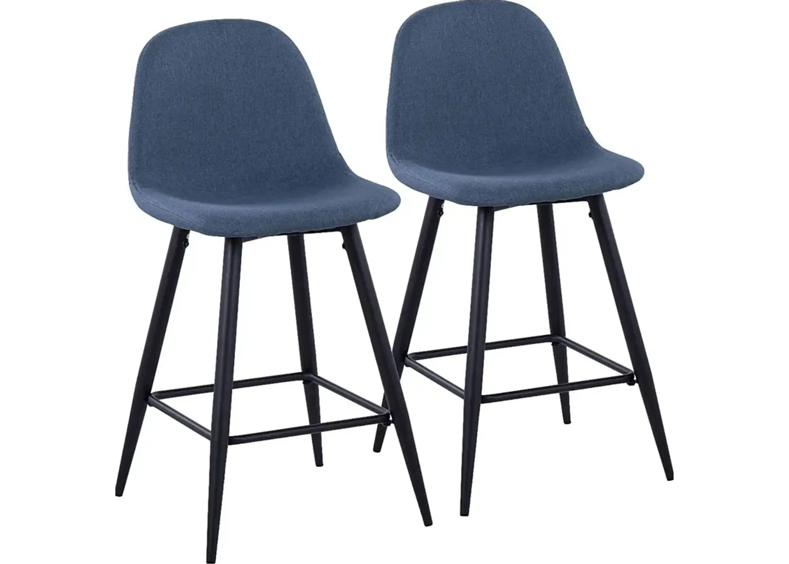 Jerdone Blue Counter Height Stool, Set of 2