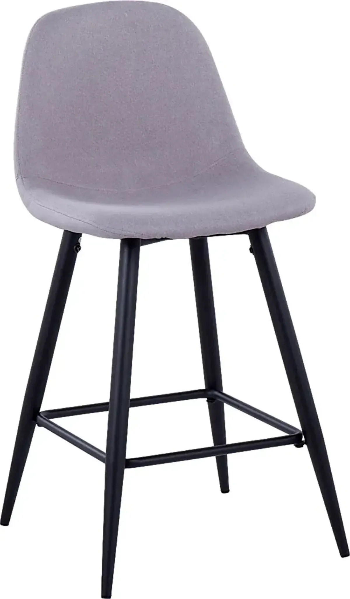 Jerdone Light Gray Counter Height Stool, Set of 2