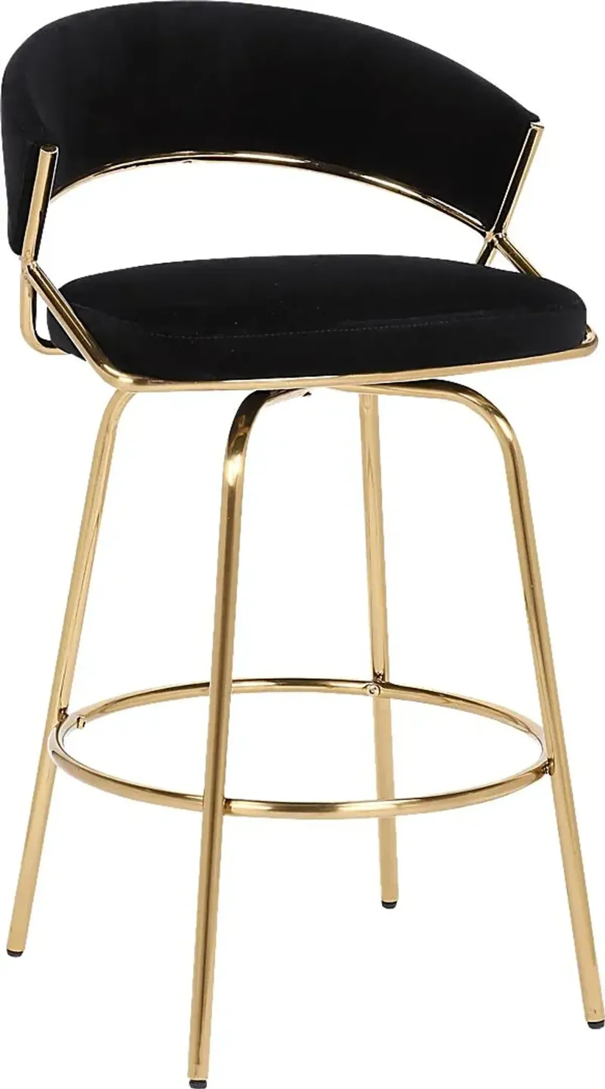 Harborson Black Counter Height Stool, Set of 2