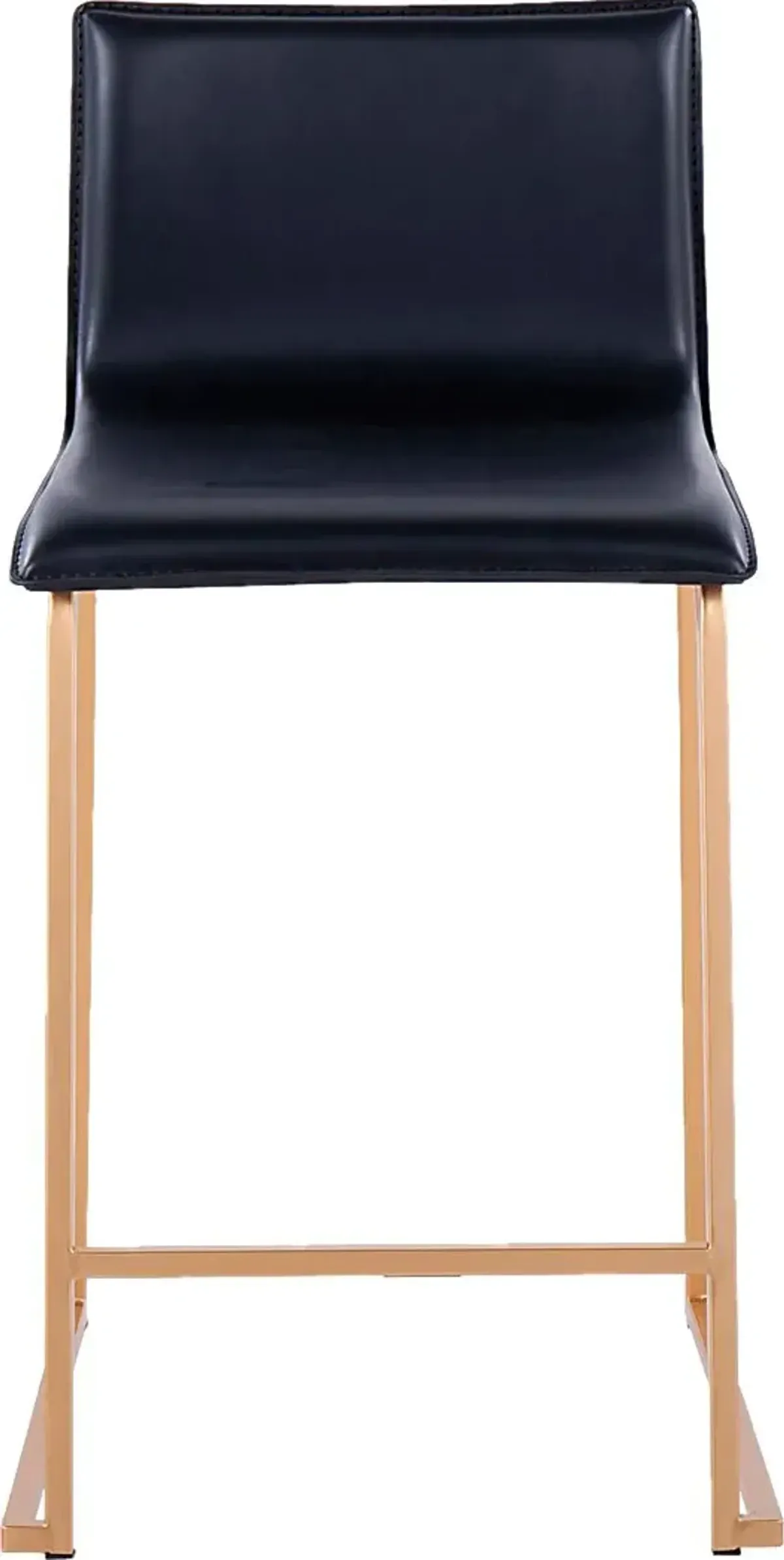 Fassitt Black Counter Height Stool, Set of 2