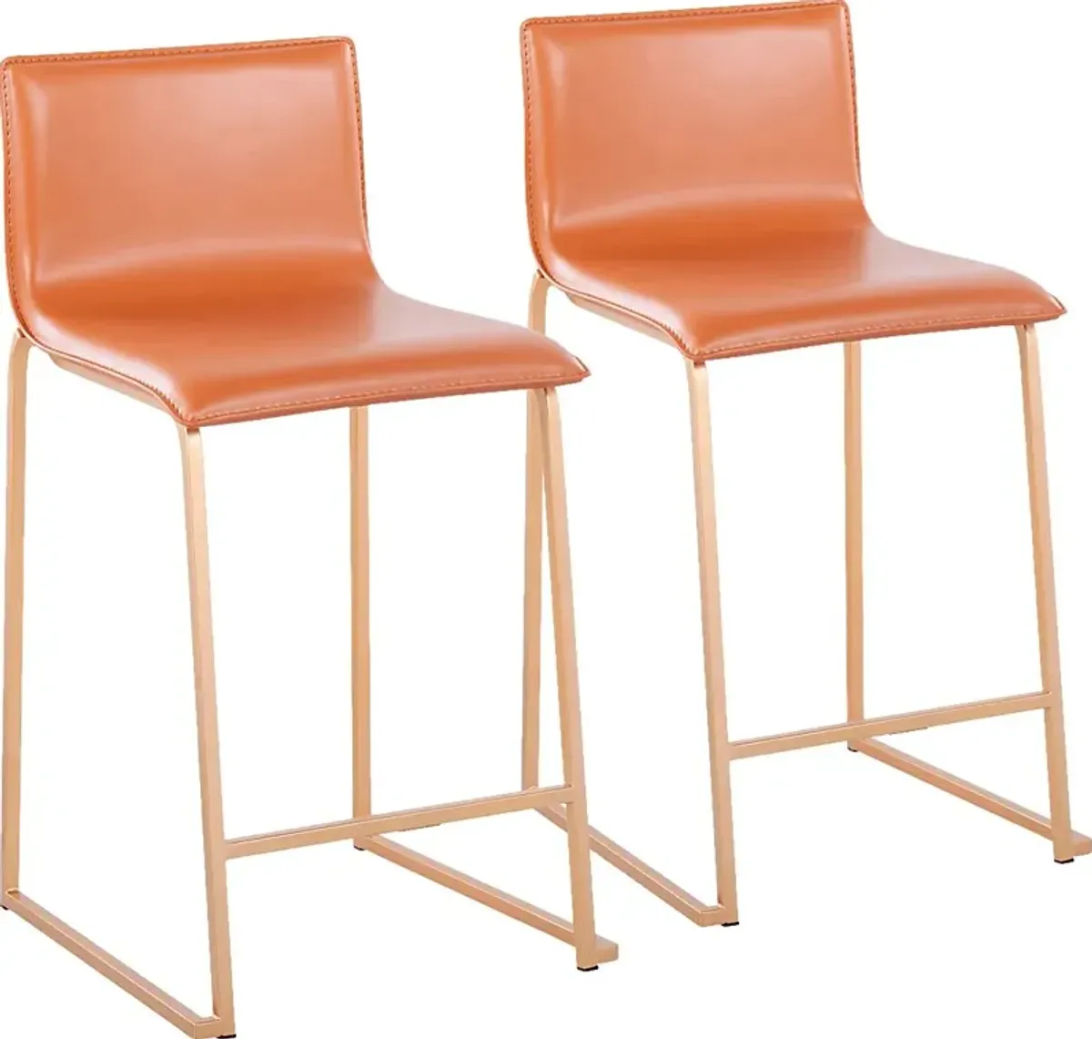 Fassitt Camel Counter Height Stool, Set of 2