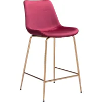 Byerstone Red Counter Height Stool