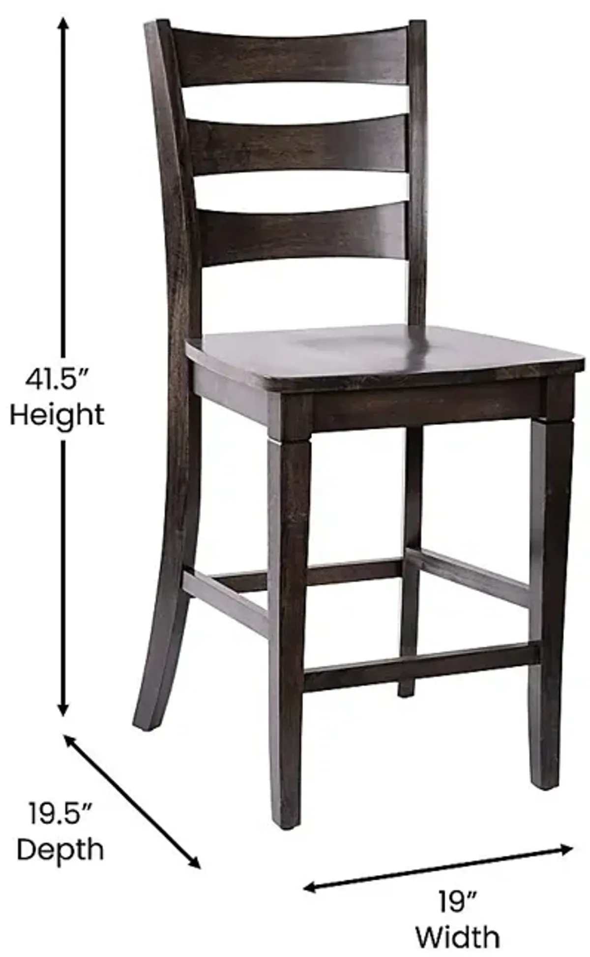 Madrona Gray Counter Height Stool, Set of 2