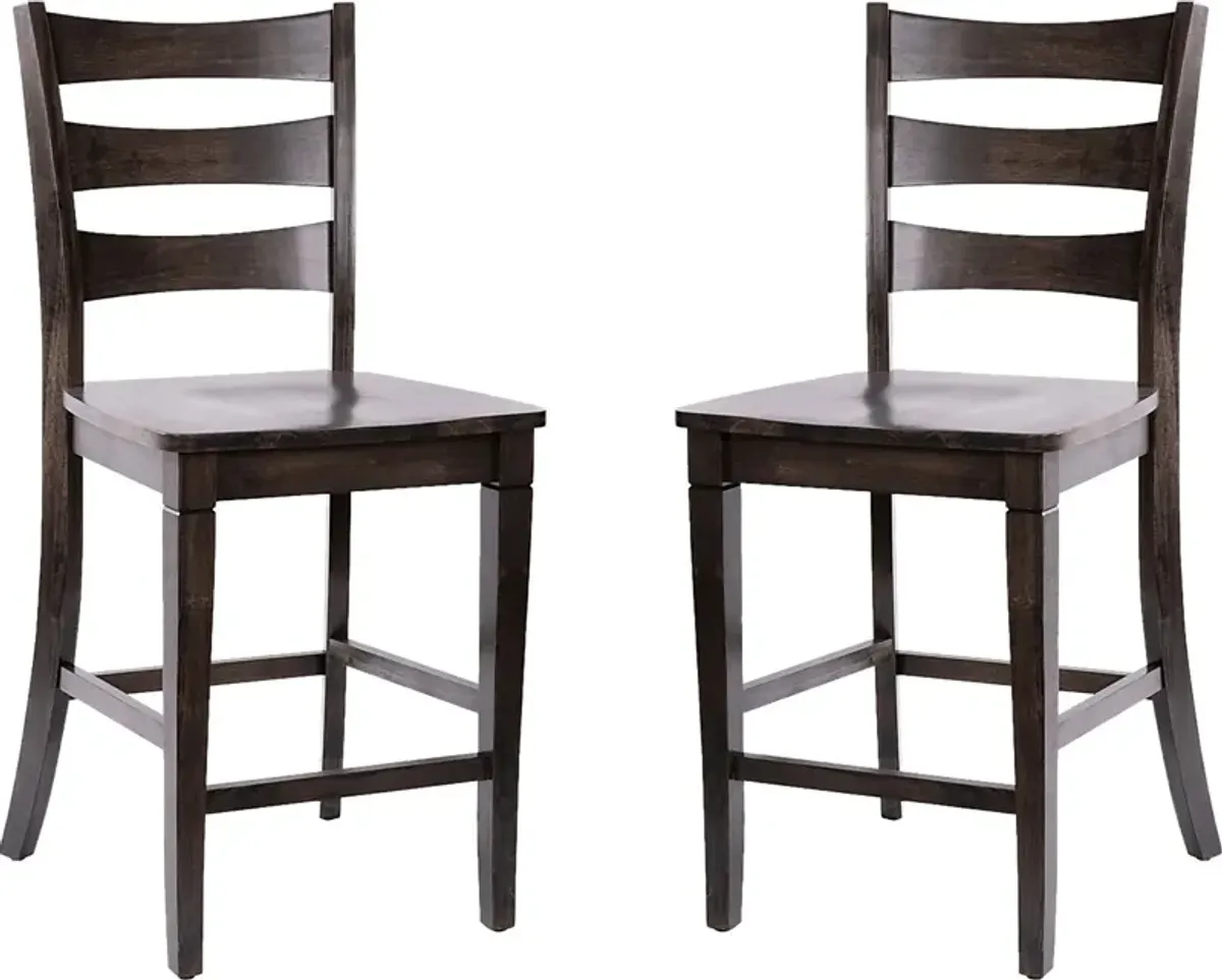 Madrona Gray Counter Height Stool, Set of 2