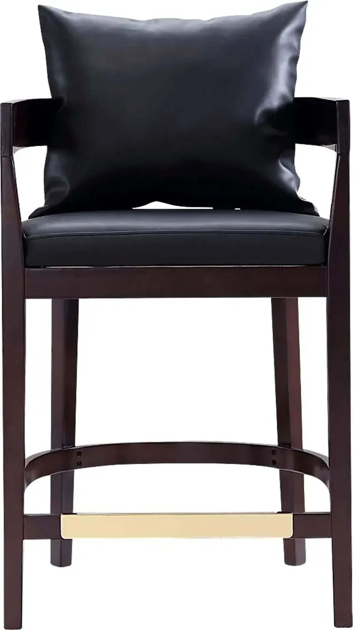 Lupen Black Counter Height Stool