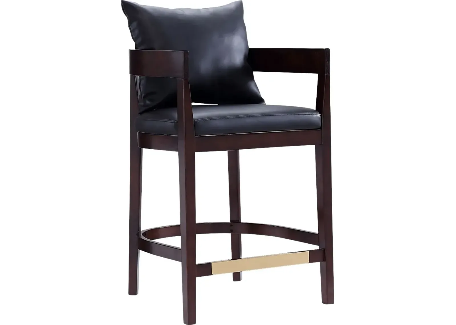 Lupen Black Counter Height Stool