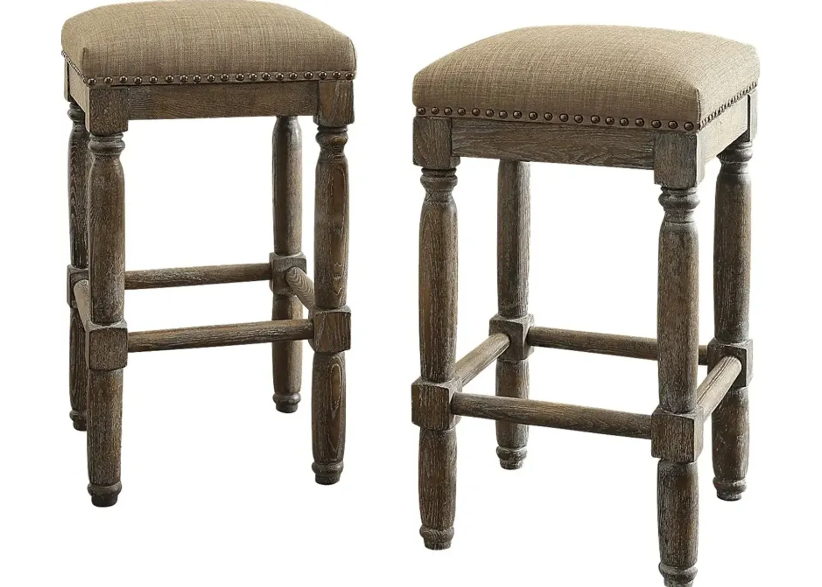 Doswell Sand Counter Height Stool, Set of 2