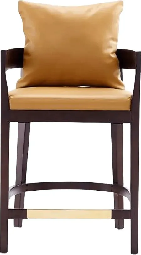 Lupen Brown Counter Height Stool