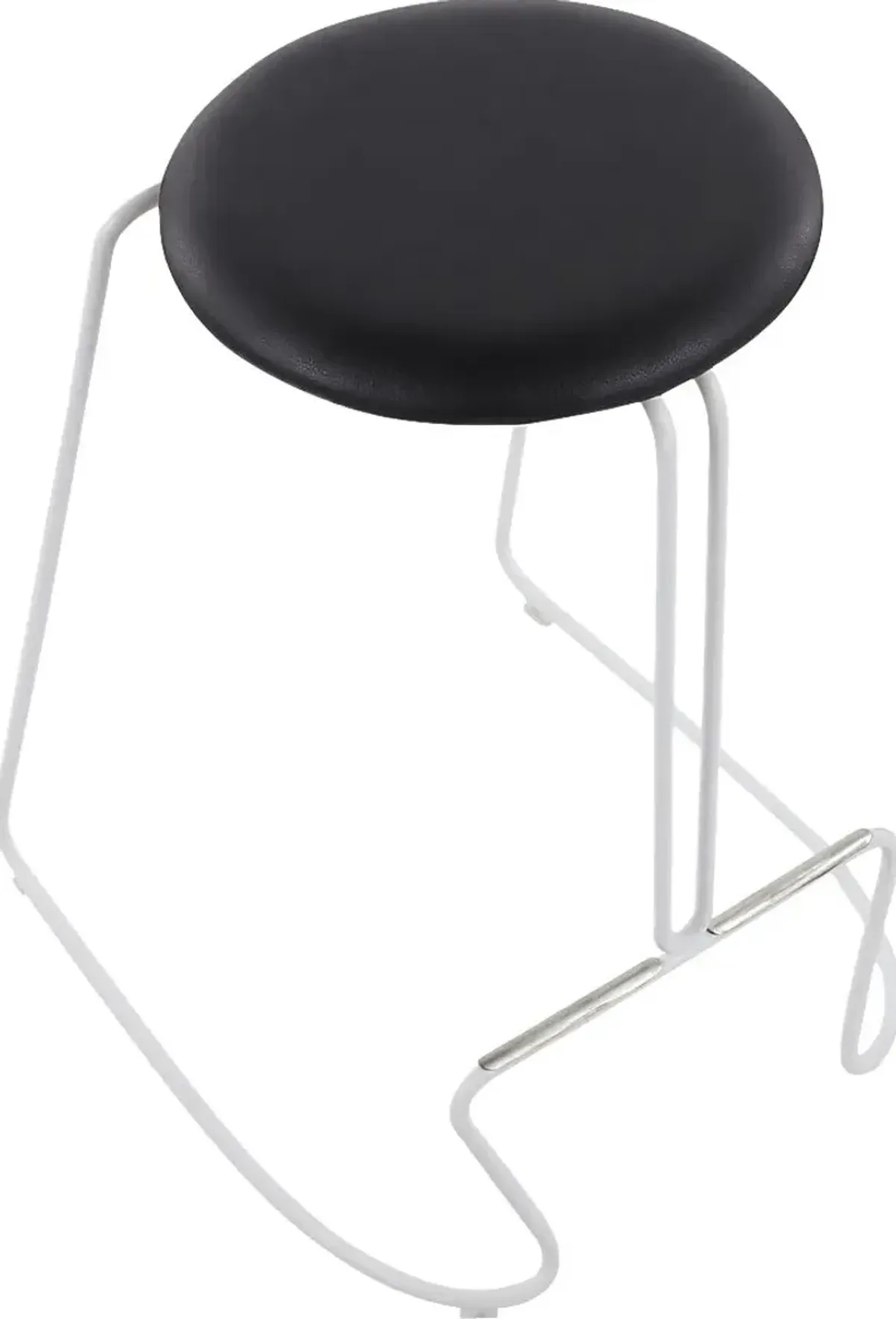 Bearslide II Black Counter Height Stool, Set of 2