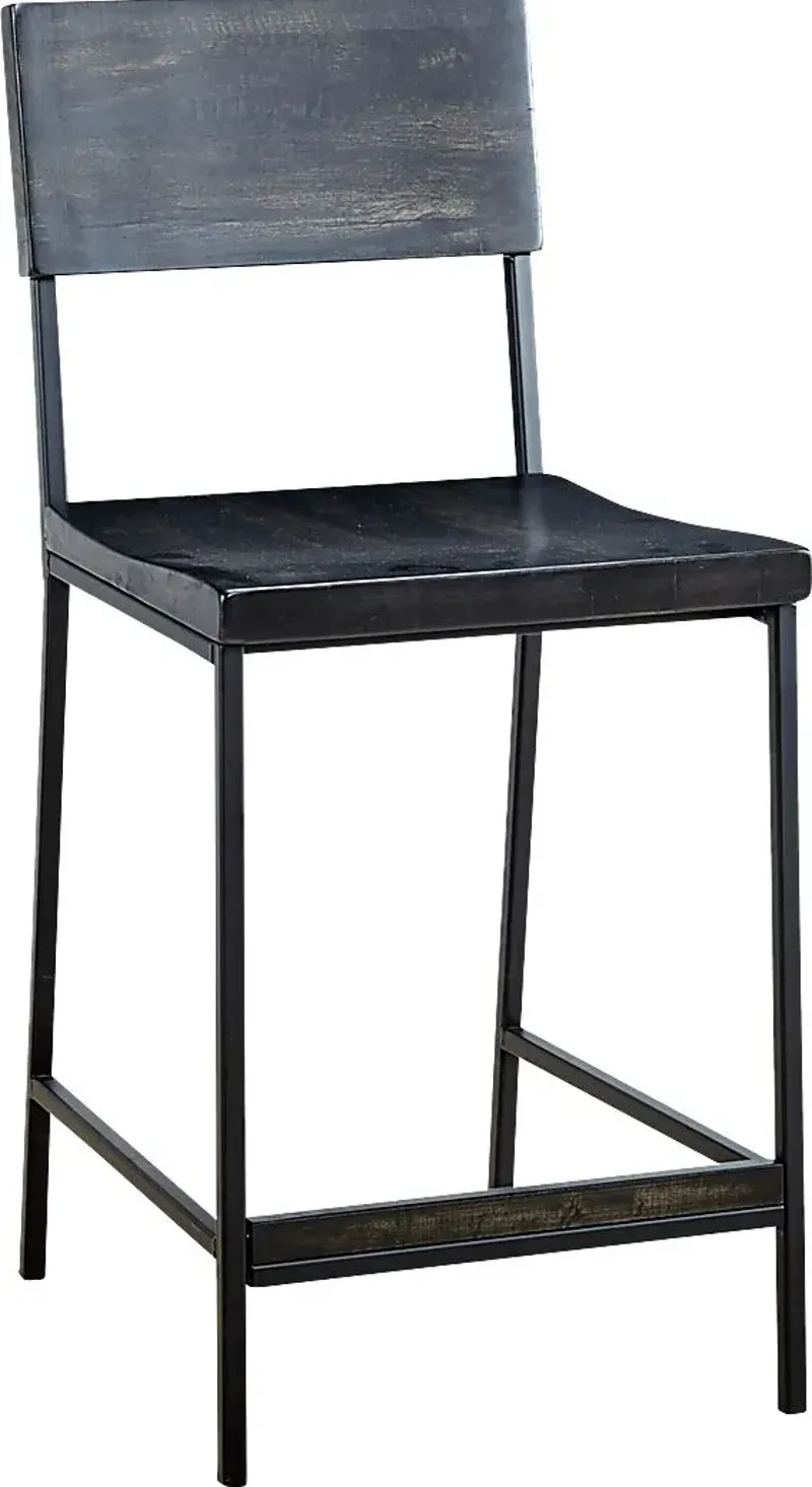 Duffield Black Counter Height Stool