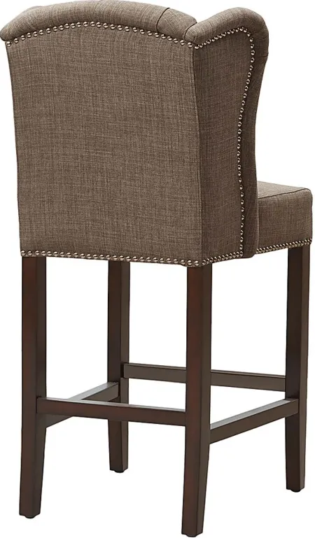 Worthshire Brown Counter Height Stool