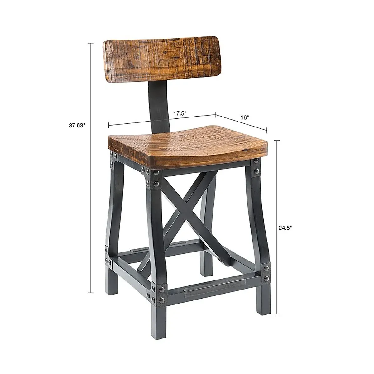 Kylman Brown Counter Height Stool