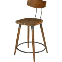 Degraw Brown Counter Height Stool