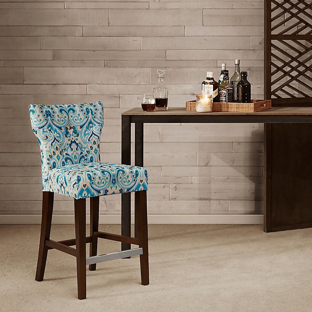 Oakendell Blue Counter Height Stool
