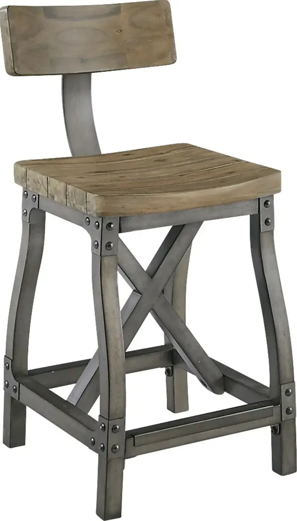 Ballybunion Oak Counter Height Stool