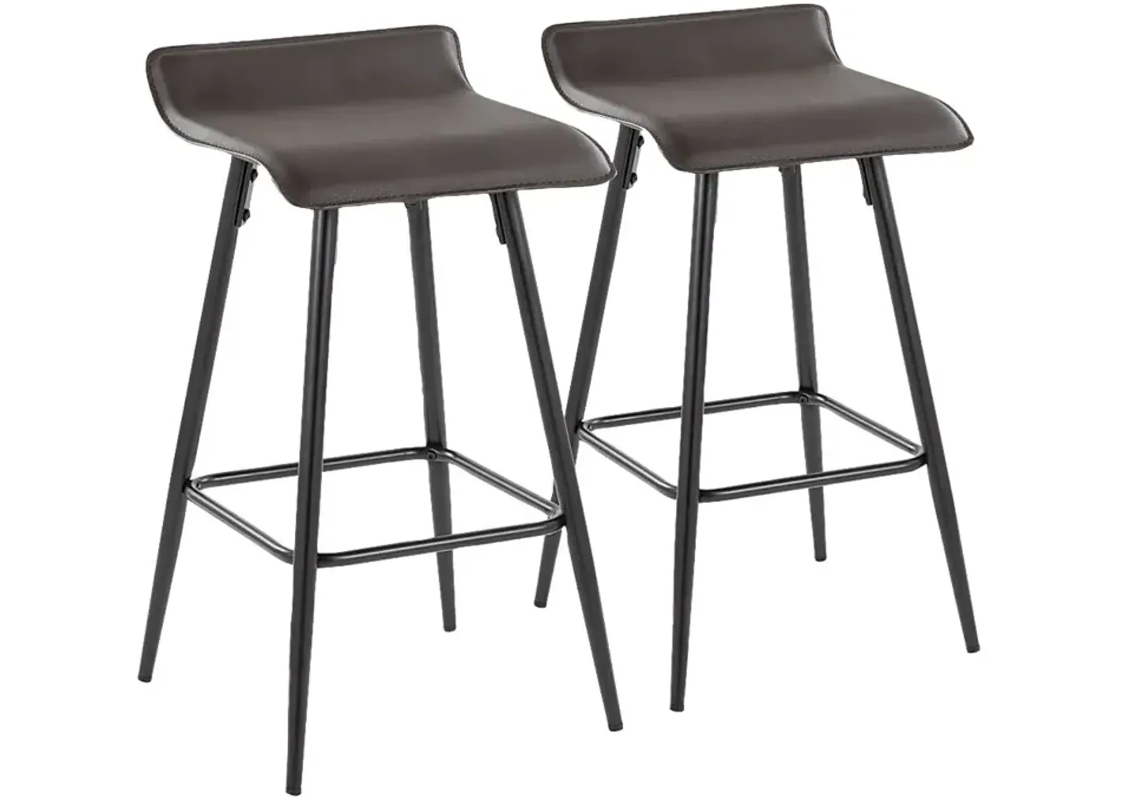 Aliceanna Espresso Counter Height Stool, Set of 2