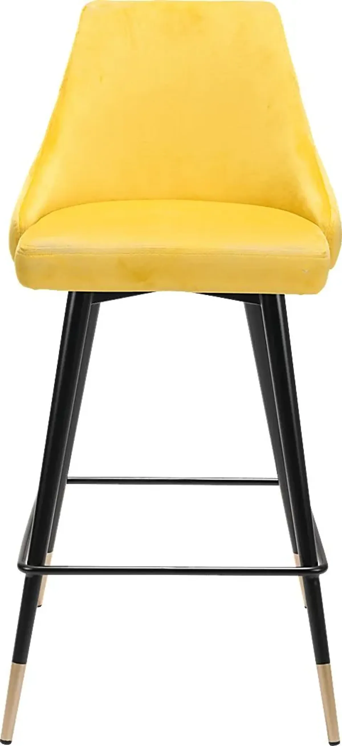 Solveig Yellow Counter Height Stool