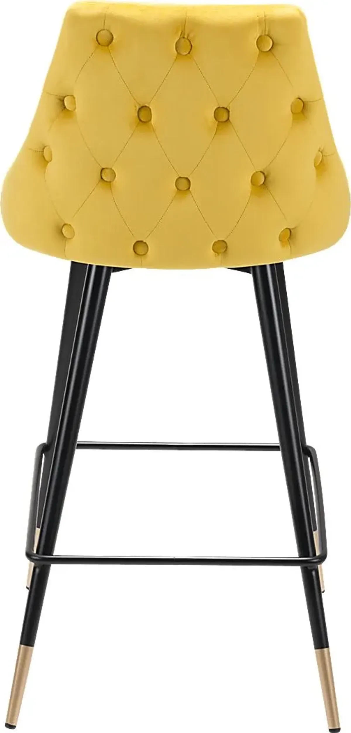 Solveig Yellow Counter Height Stool