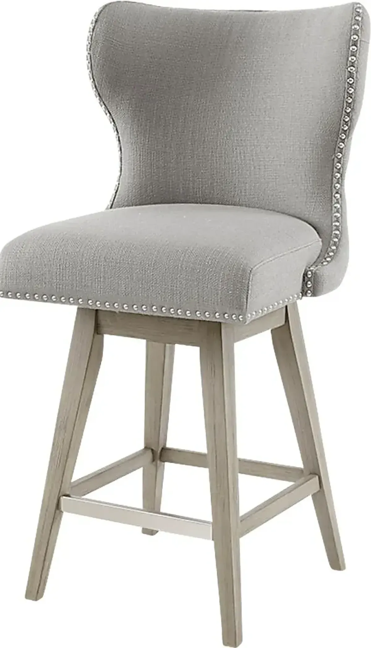 Sommerfield Gray Swivel Counter Height Stool