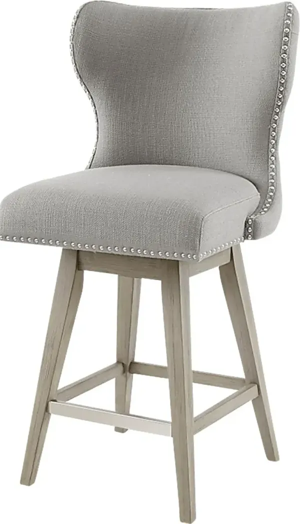 Sommerfield Gray Swivel Counter Height Stool