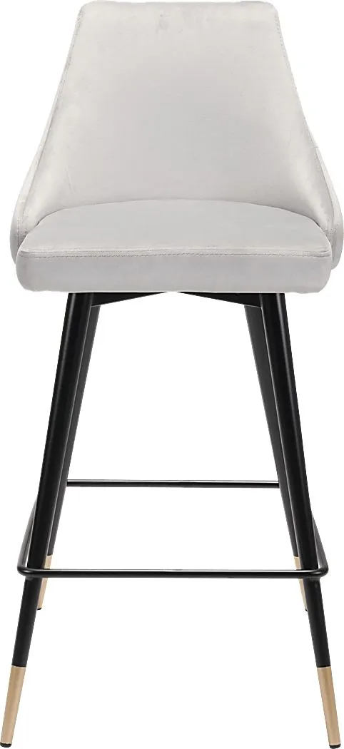 Solveig Gray Counter Height Stool