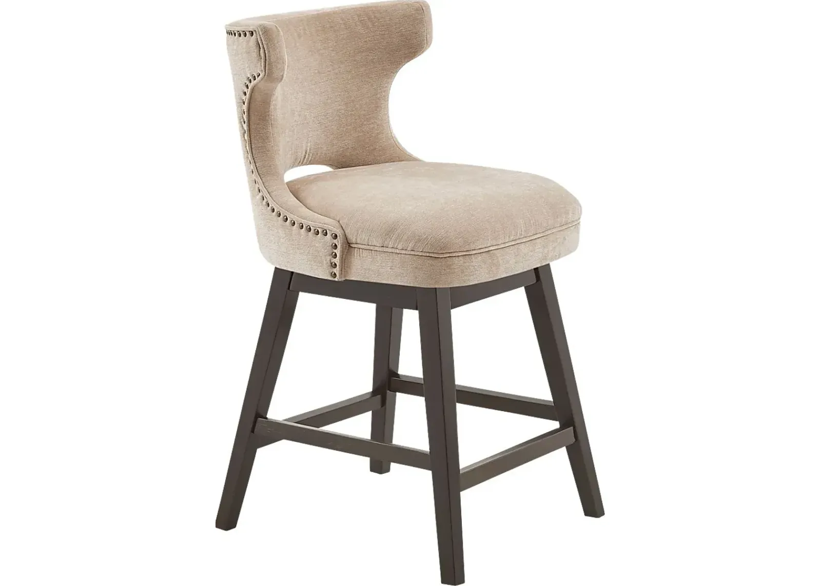 Alberene Beige Counter Height Stool