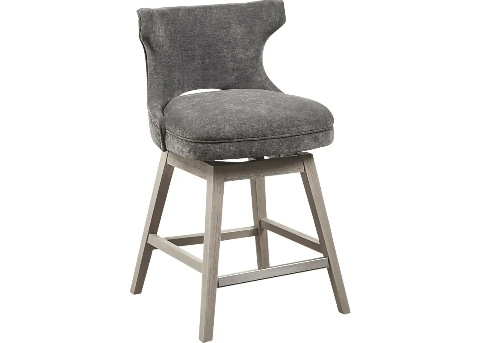 Arrowana Charcoal Counter Height Stool