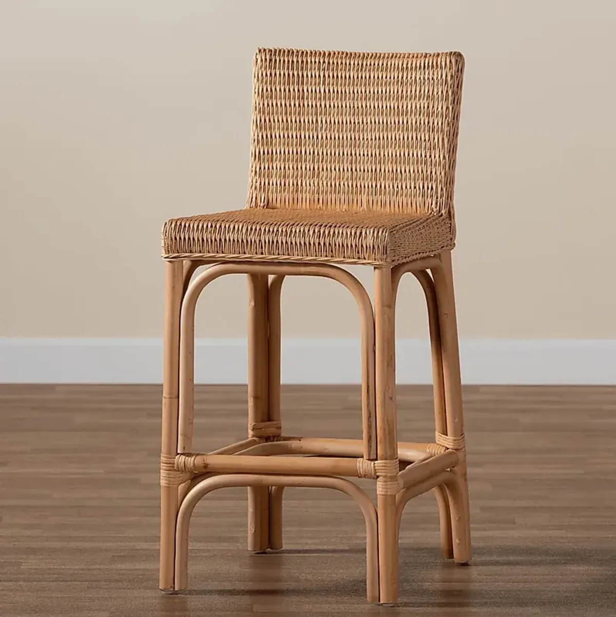 Edgecombe Brown Counter Height Stool