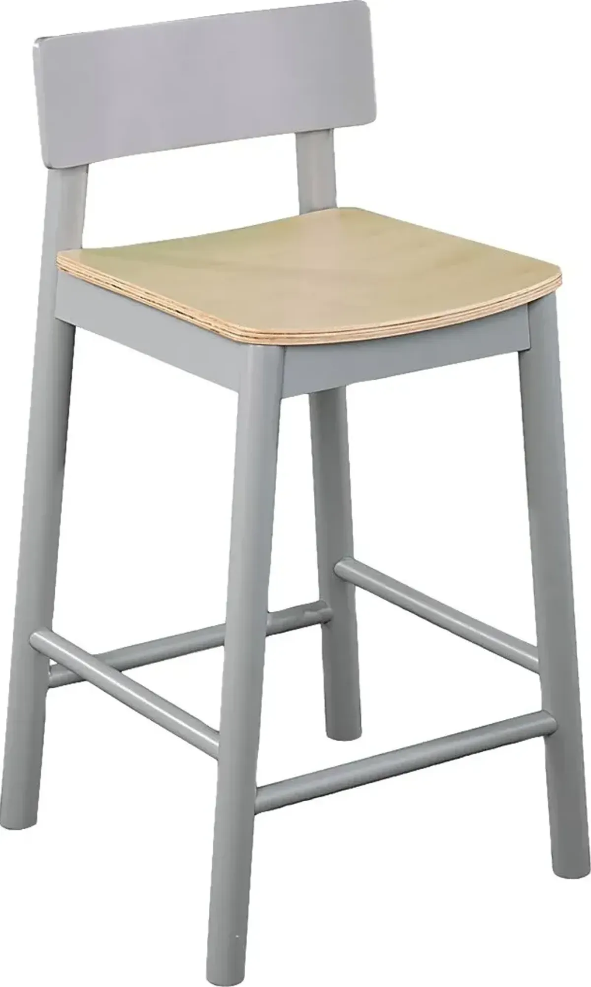 Garig Gray Counter Height Stool, Set of 2